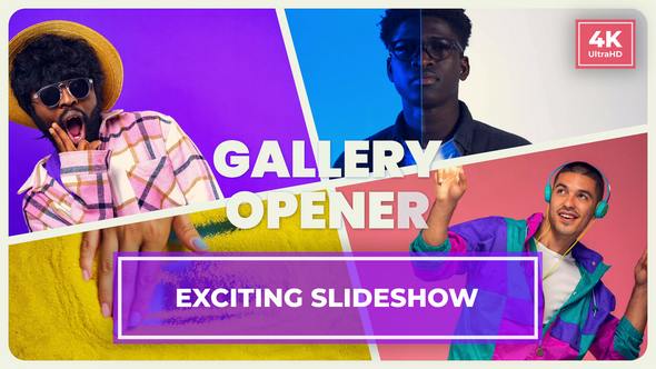 Videohive - Exciting Colorful Slideshow || Multiscreen Gallery Opener 49384098