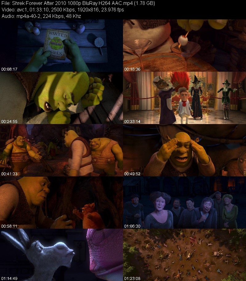 Shrek Forever After 2010 1080p BluRay H264 AAC 7871ec1481f56c9c5804308c694c2dc6