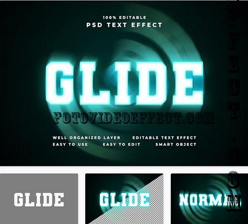 Glide Text Effect - 4BRXGR3