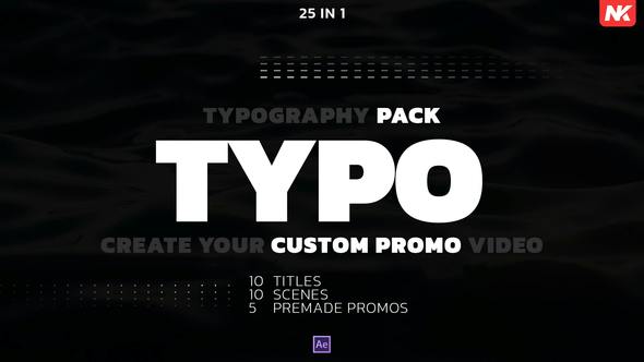 Videohive - Typography Pack 49306676 Videohive