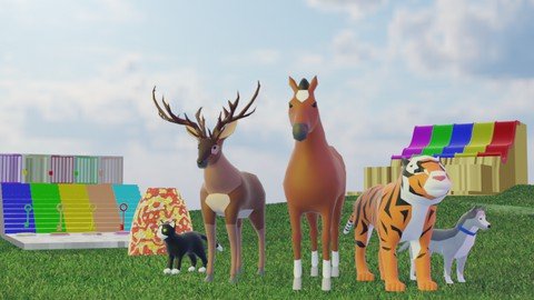 Blender Animated 3D Animal Videos For Youtube - Part 1