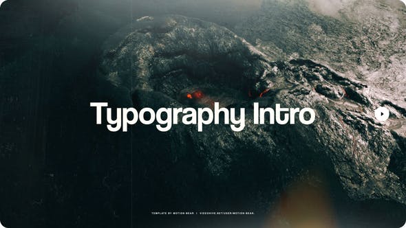 Videohive - Typography Intro 49386829
