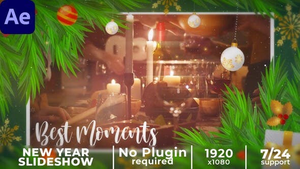 Videohive - Lovely Christmas Slideshow || New Year Slideshow 49436720