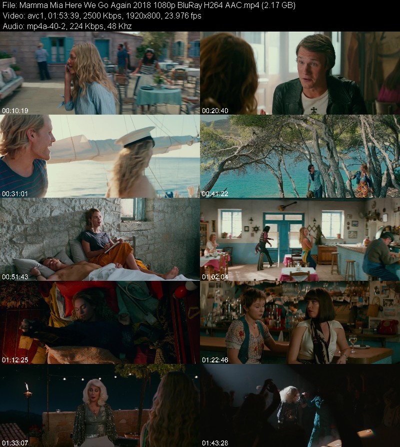 Mamma Mia Here We Go Again 2018 1080p BluRay H264 AAC 09900776f60ce8f8b069f57861fe8f54