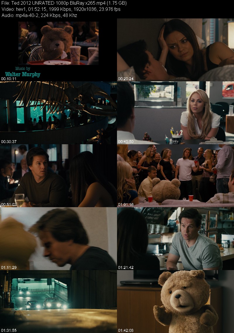 Ted 2012 UNRATED 1080p BluRay x265 107d1643425e26ea36246b0167ba1b64