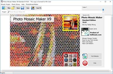 Photo Mosaic Maker X9 Standard Edition 19.61 Portable