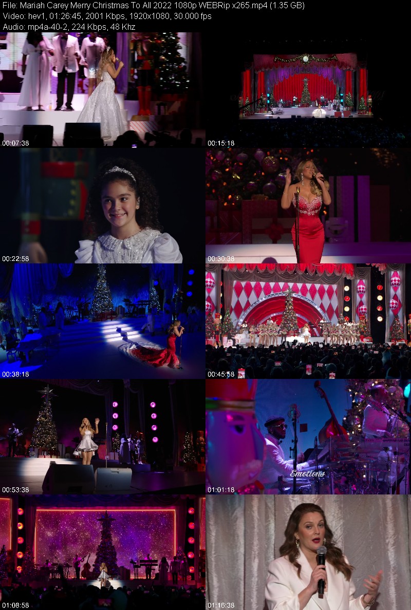 Mariah Carey Merry Christmas To All 2022 1080p WEBRip x265 2549f4fd25874e5e913c9329bc3ba575
