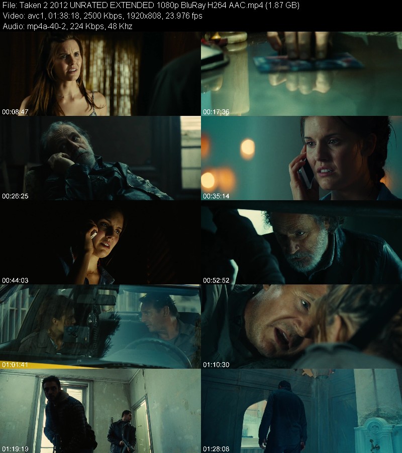 Taken 2 2012 UNRATED EXTENDED 1080p BluRay H264 AAC 9f3141c627d027377a9738cc23f4b375