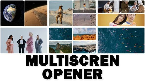 Videohive - Multiscreen Slideshow | Split Screen 49410657