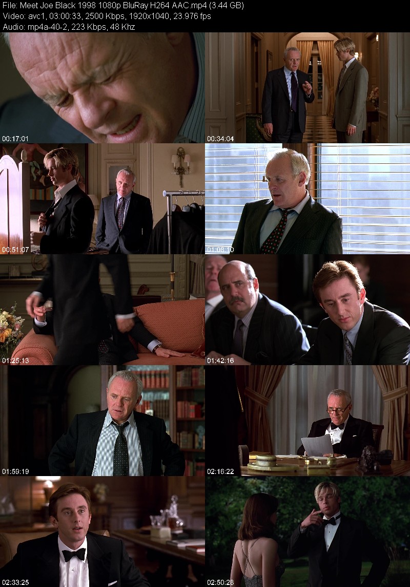 Meet Joe Black 1998 1080p BluRay H264 AAC 4174b7f193a9a68a6a95f20d595b52a4