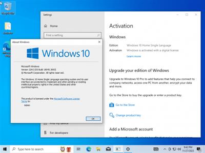 Windows 10 22H2 build 19045.3693 AIO 13in1 With Office 2021 Pro Plus Multilingual Preactivated November  2023