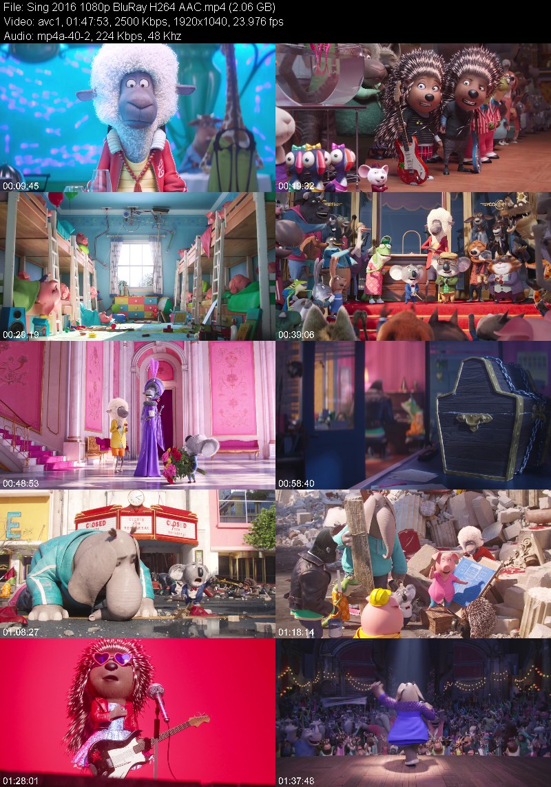 Sing 2016 1080p BluRay H264 AAC 4e57c16a0710e6862227d55723da39bb