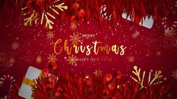 Videohive - Merry Christmas And Happy New Year Opener 3 49409437