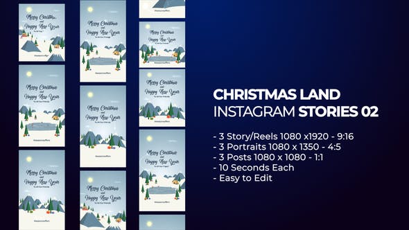 Videohive - Christmas Land Instagram Stories 02 49389241