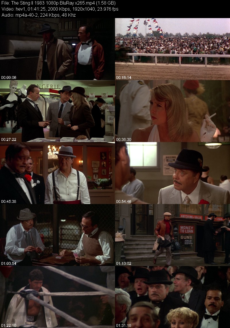 The Sting II 1983 1080p BluRay x265 24a76c0fac9652aca7b22f3d114f2603