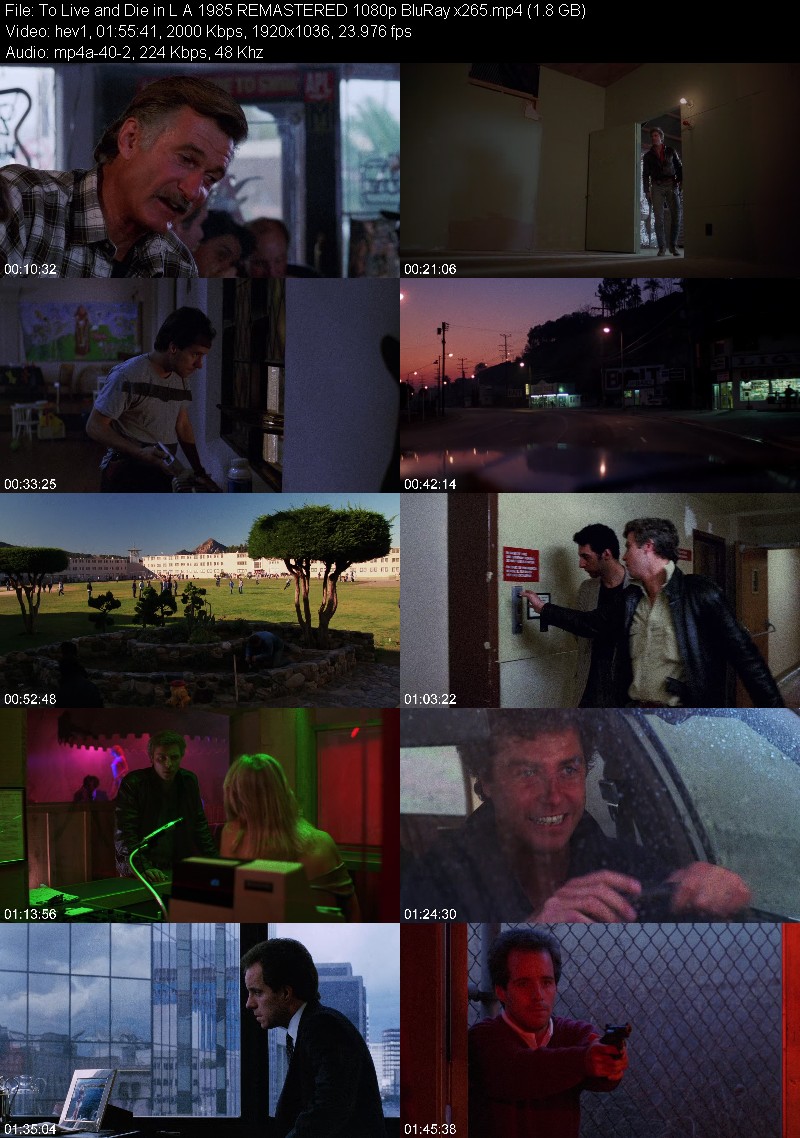 To Live and Die in L A 1985 REMASTERED 1080p BluRay x265 8012c789392daa89d467086cf5965516