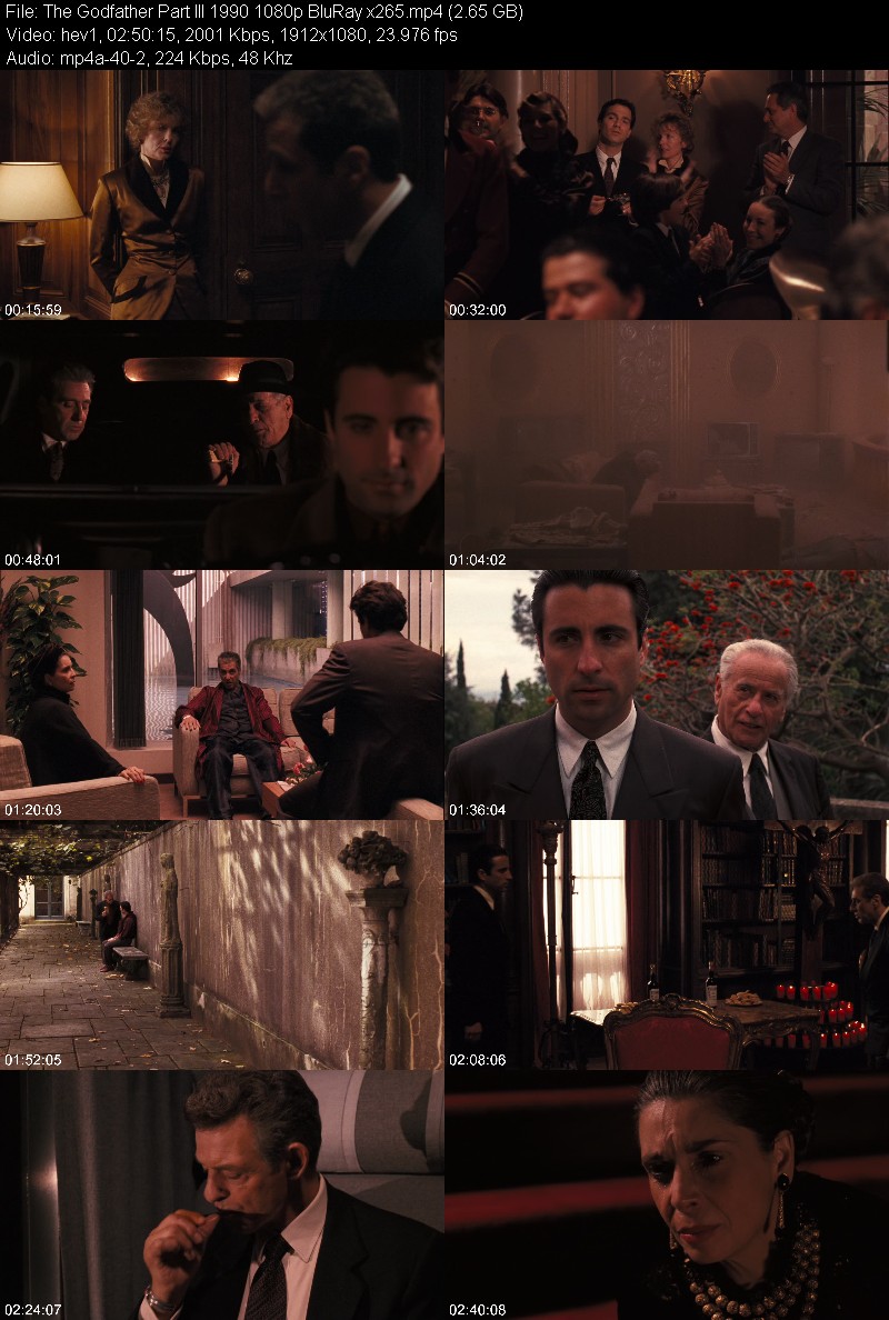 The Godfather Part III 1990 1080p BluRay x265 3d7e3598d758f9df9b4d85912ecc6b3d