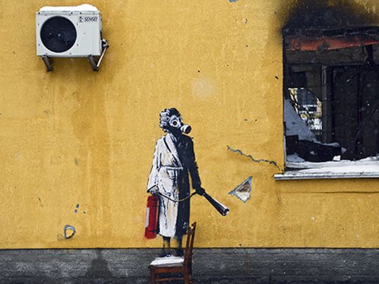 Організатор викрадення графіті Бенксі у Гостомелі відбувся умовним терміном