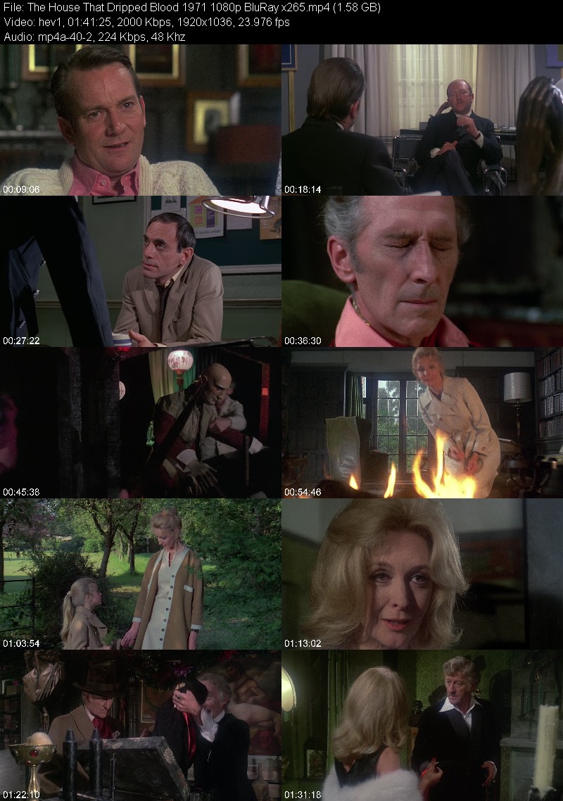 The House That Dripped Blood 1971 1080p BluRay x265 54afd364b889fcc11bbb105d54f0a35a