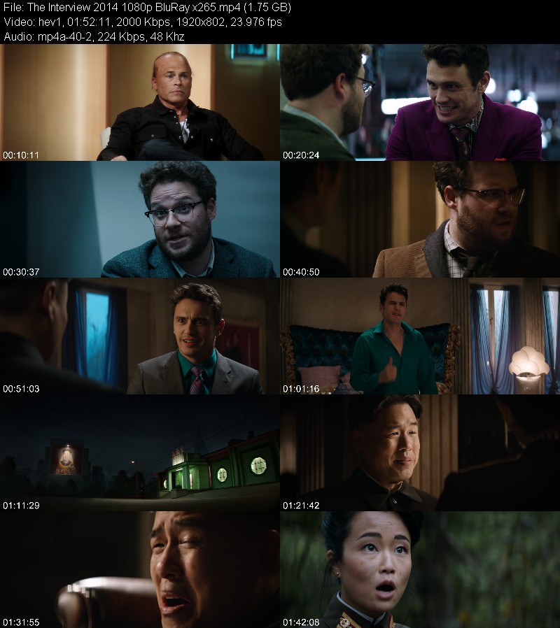 The Interview 2014 1080p BluRay x265 7345fc5a70a088320a019275ef445369