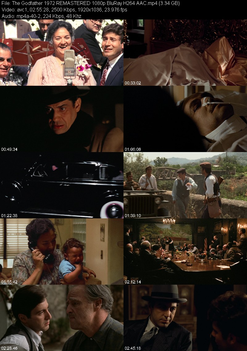 The Godfather 1972 REMASTERED 1080p BluRay H264 AAC C4a8f6d0279de59eba8e03431ea952b0