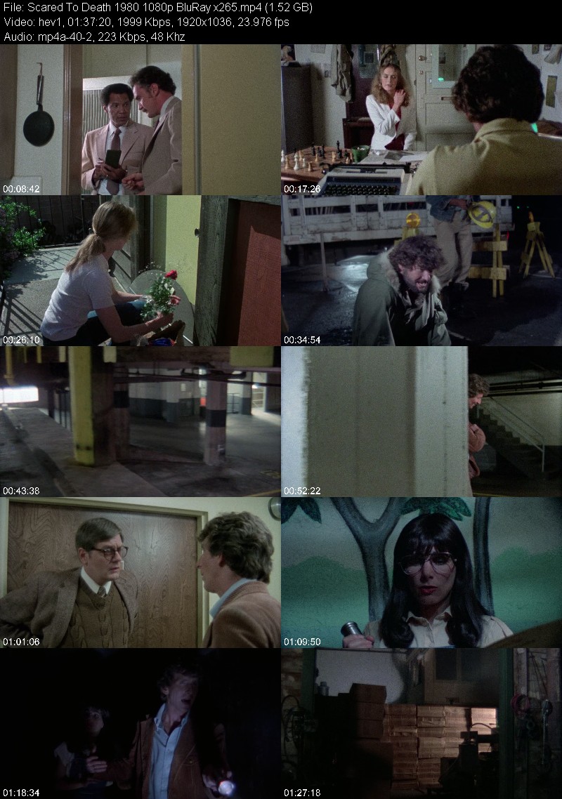 Scared To Death 1980 1080p BluRay x265 452bd0b7a8a7f4819fef46f02247f5b8