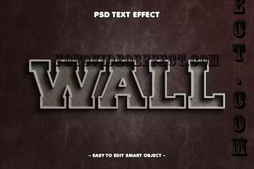 Wall Concrete 3D Layer Style PSD Text Effect - MEPH6TF