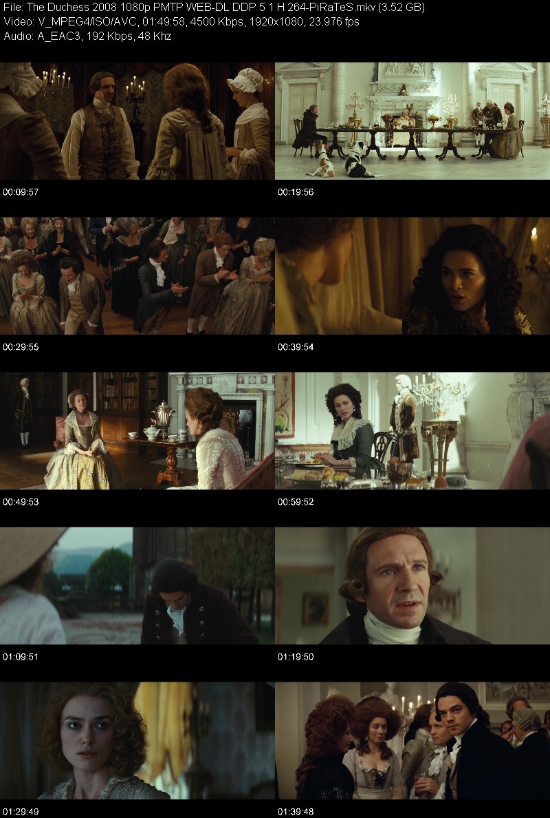 The Duchess 2008 1080p PMTP WEB-DL DDP 5 1 H 264-PiRaTeS F17000468a54fa124d9278b9252e4ac3