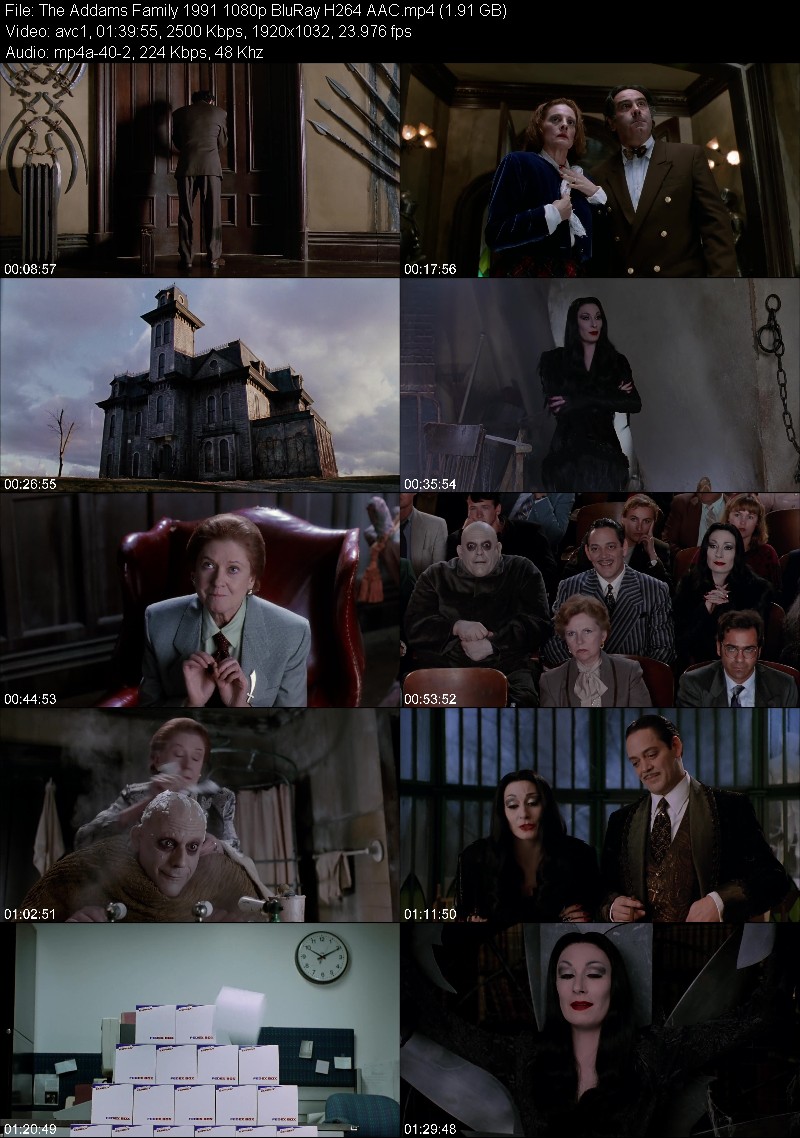 The Addams Family 1991 1080p BluRay H264 AAC 89b4ffbc48cec121d9cb9e98a570e7cb