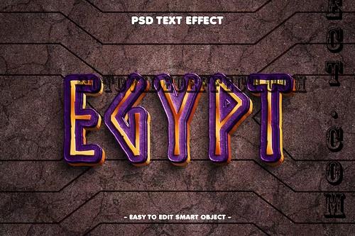 Egypt Text Effect Layer Style - D54HNRL