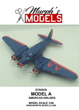Stinson Model A American Airlines (Murph's Models)