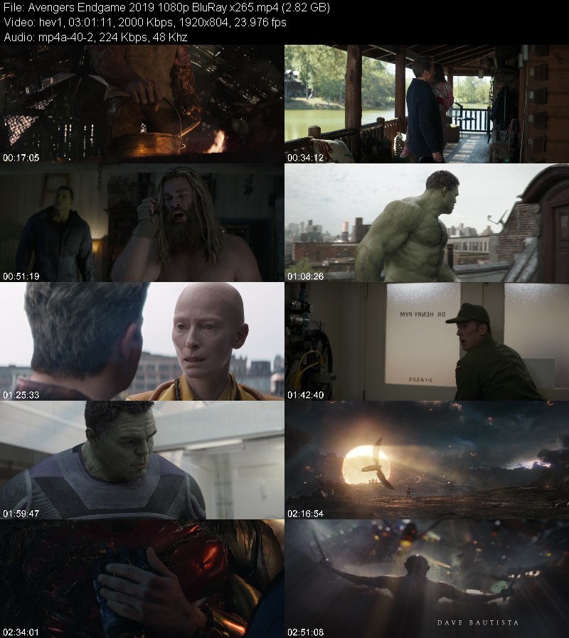 Avengers Endgame 2019 1080p BluRay x265 4533d16ae7def77d747e26f6e216331e