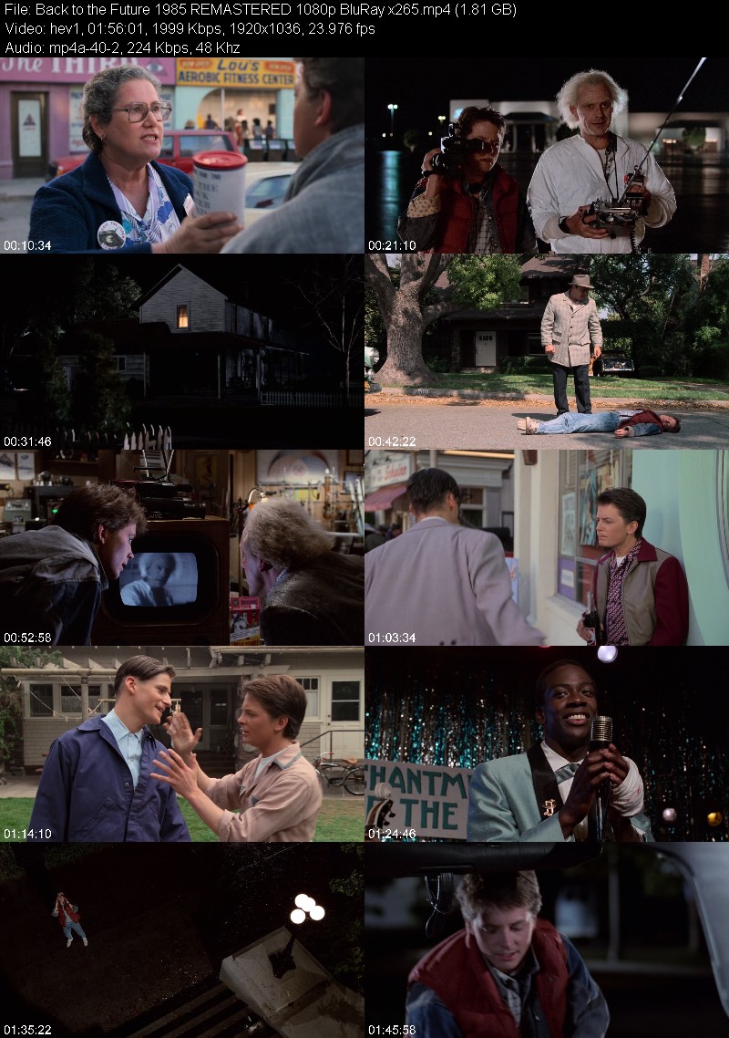 Back to the Future 1985 REMASTERED 1080p BluRay x265 22046d987c2fc8a14085f1630c18df20