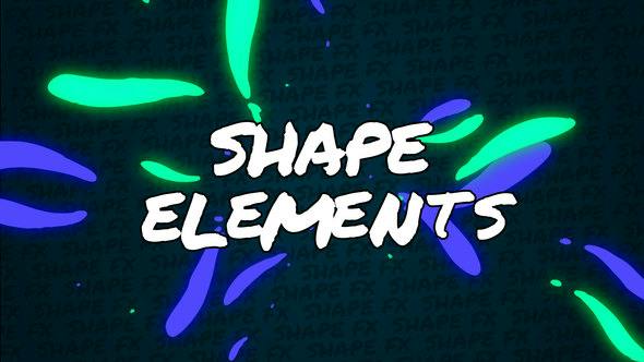 Videohive - Shape Elements // After Effects 45899629