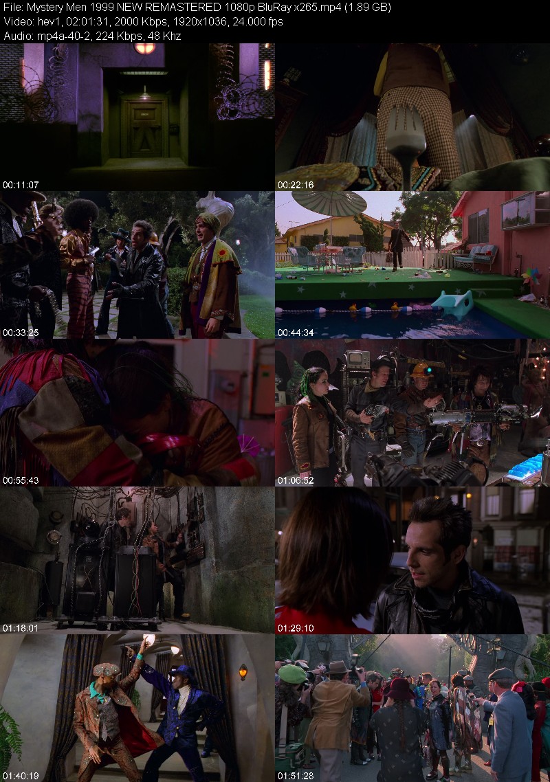 Mystery Men 1999 NEW REMASTERED 1080p BluRay x265 E9a19a69658ee36bf03debfebb66444b