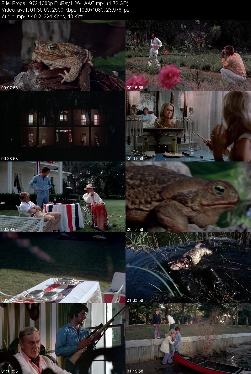 Frogs 1972 1080p BluRay H264 AAC F8e08cb2245b14a3f7c5f57c5ae62b4b