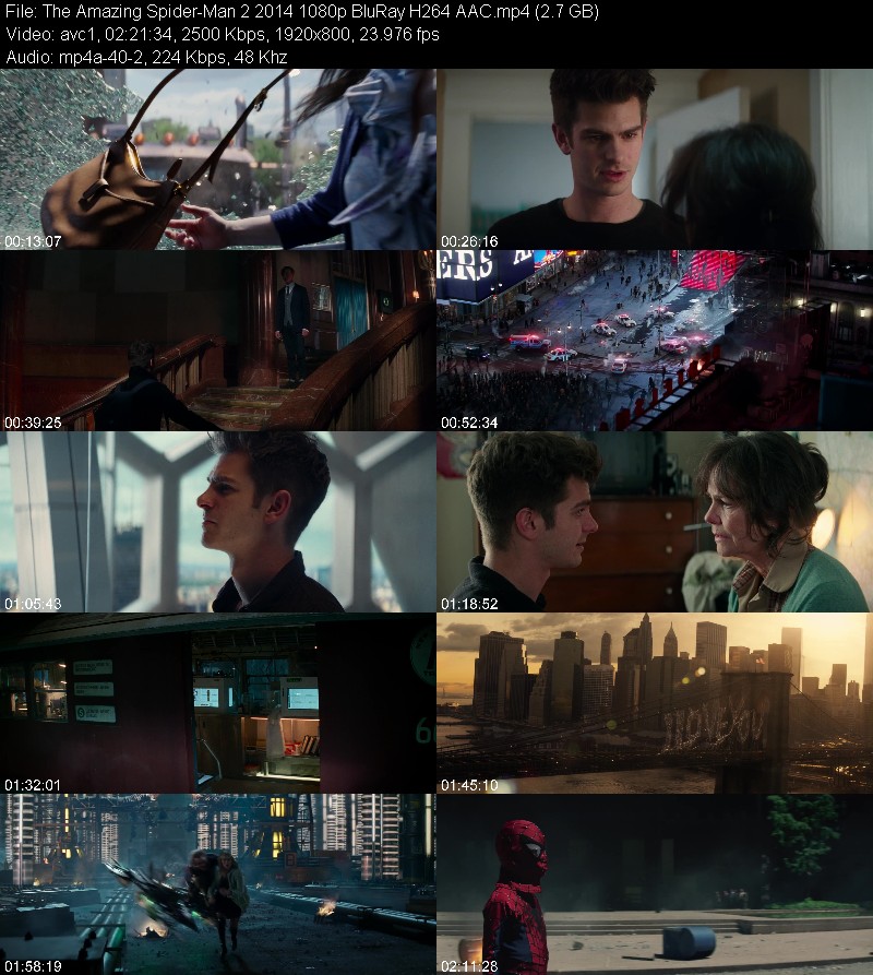 The Amazing Spider-Man 2 2014 1080p BluRay H264 AAC 703949c62b654a002d8b3c215269344c