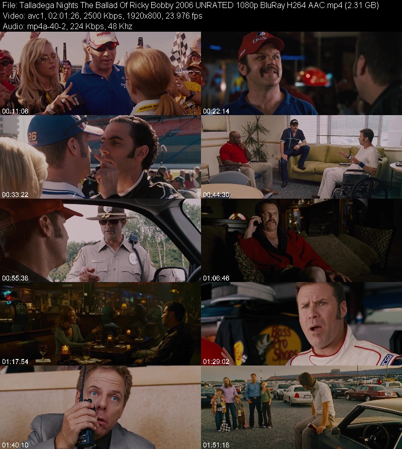 Talladega Nights The Ballad Of Ricky Bobby 2006 UNRATED 1080p BluRay H264 AAC C23071756afd0a3fa638732fca3d2650