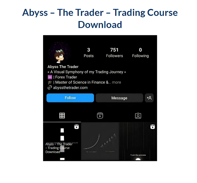 Abyss – The Trader – Trading Course Download 2023