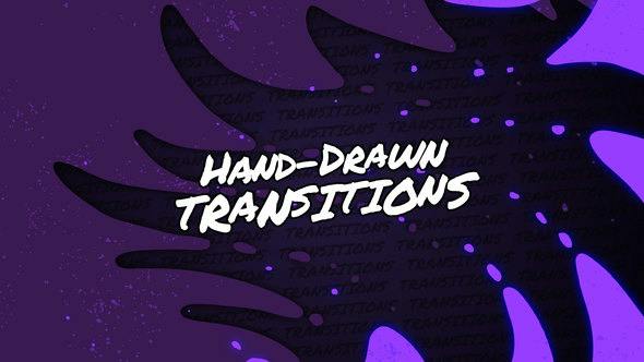 Videohive - Hand-Drawn Transitions // After Effects 45919792