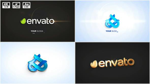 Videohive - Clean Extrude Logo Animation 49480800