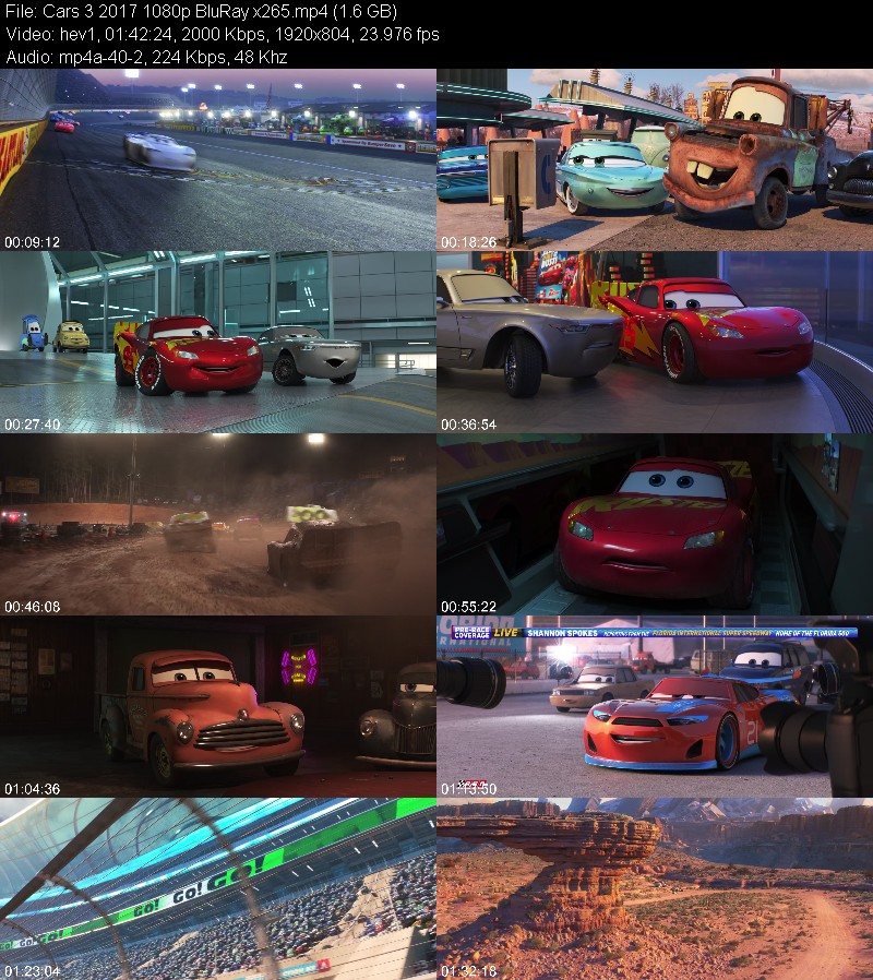 Cars 3 2017 1080p BluRay x265 9431a79feccb5eea3a41d120a88a4a65