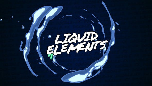 Videohive - Liquid Elements // After Effects 45956108
