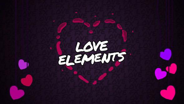 Videohive - Love Elements // After Effects 45901510