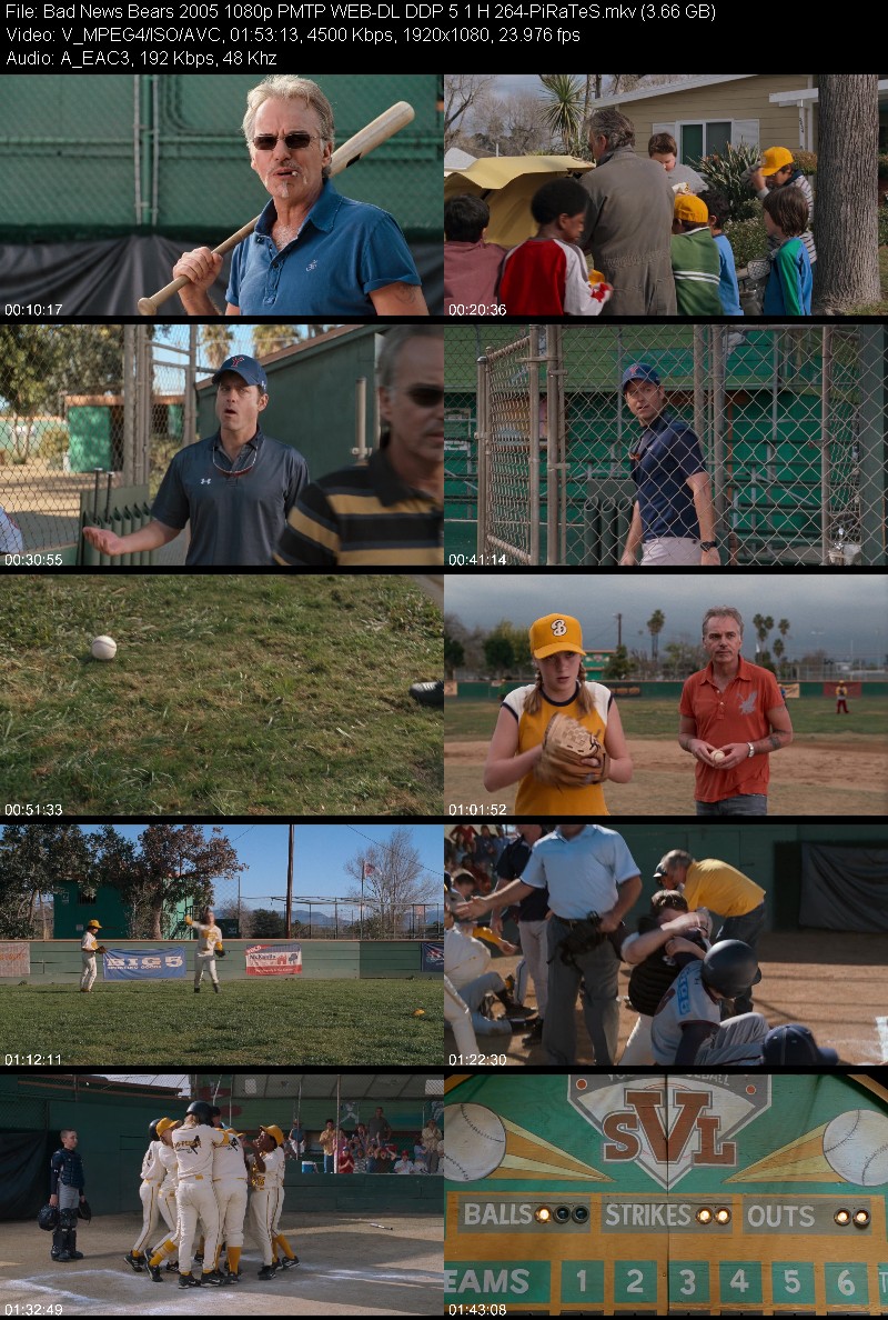 Bad News Bears 2005 1080p PMTP WEB-DL DDP 5 1 H 264-PiRaTeS 40dc265242479e8fe732e321a28bc080