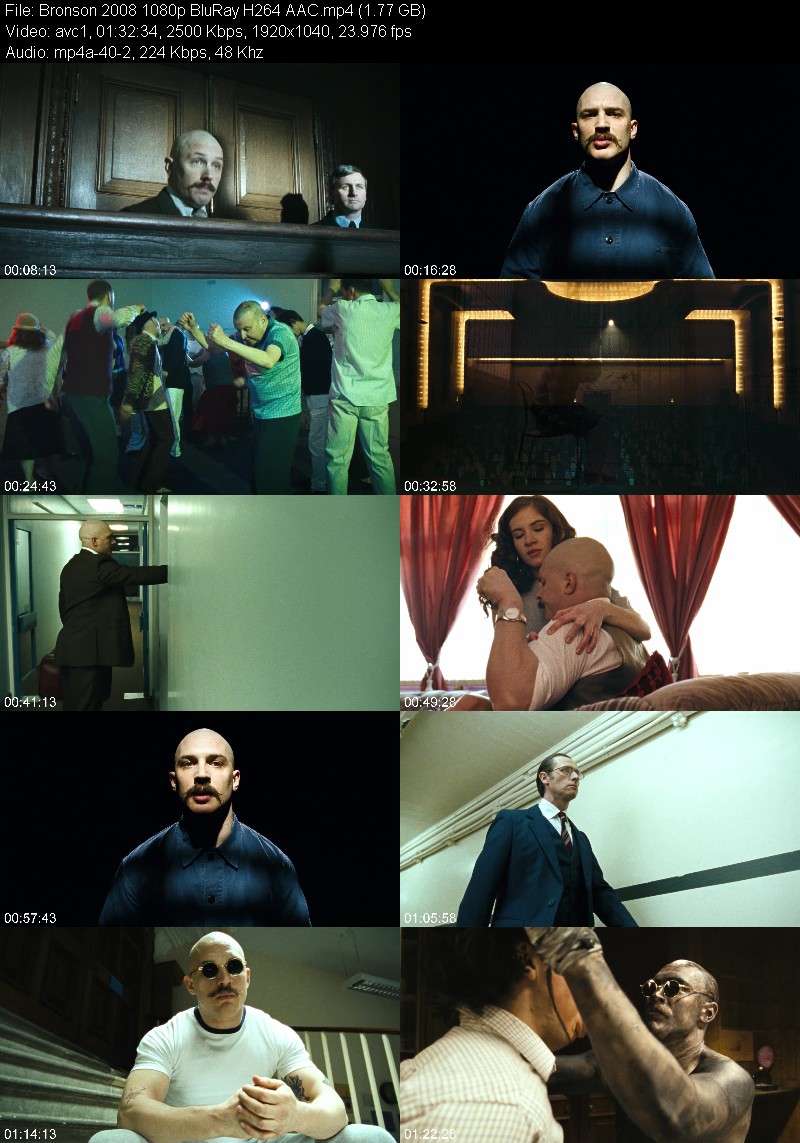 Bronson 2008 1080p BluRay H264 AAC 9ed9af0aee5df0e839e6d4d1130ad9a3