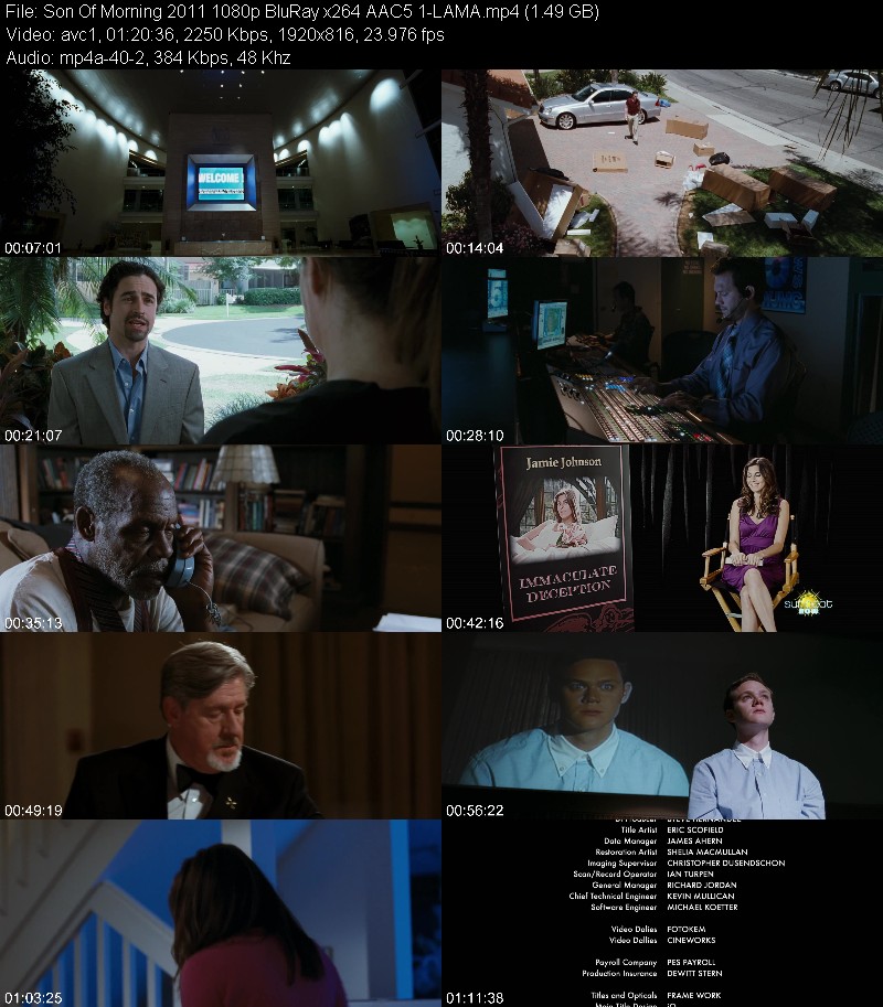 Son Of Morning (2011) 1080p BluRay 5 1-LAMA 98eb9689cd2e32b8ea0331899683b7ac