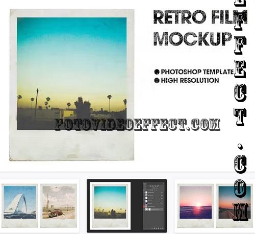 Retro Film Mockup - 8ACKP7T