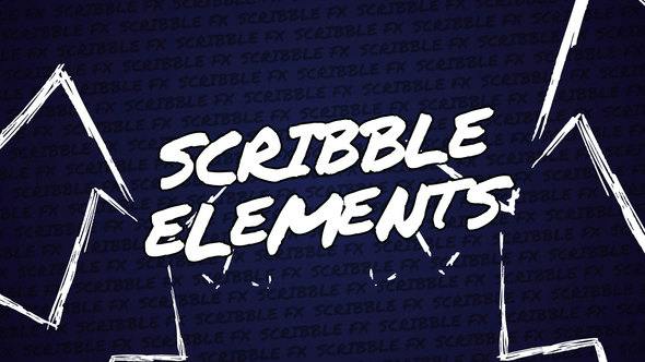 Videohive - Scribble Elements // After Effects 45915973