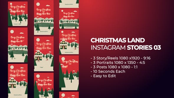 Videohive - Christmas Land Instagram Stories 03 49483957